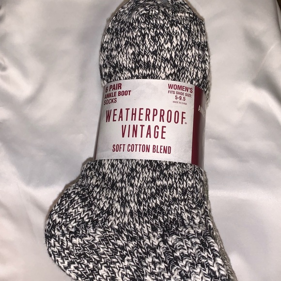 Weatherproof Accessories - 6 PACK ANKLE SOCKS